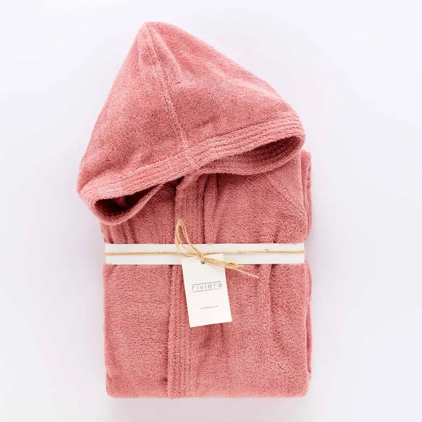 Accappatoio In Spugna Glamour Rosa