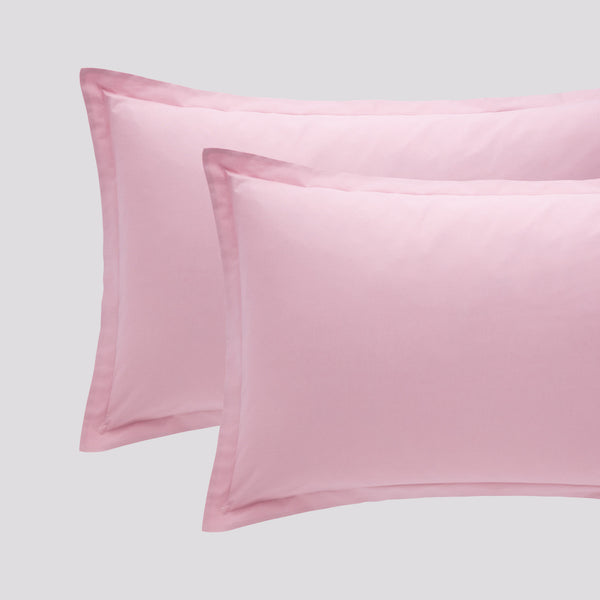 Coppie Federe in Cotone Paint Rosa
