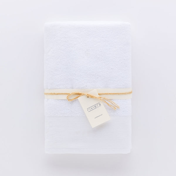 Telo Bagno Spugna Glamour Bianco