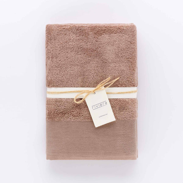 Telo Bagno Spugna Glamour Tortora