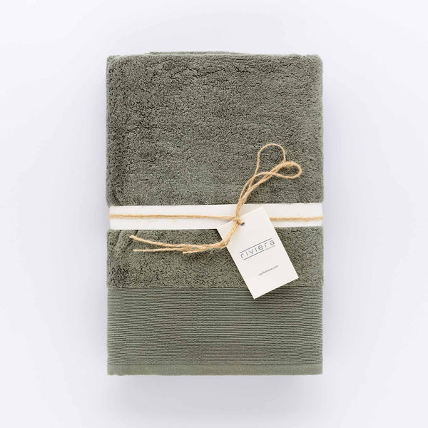 Telo Bagno Spugna Glamour Verde