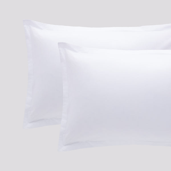 Coppie Federe in Cotone Paint Bianco