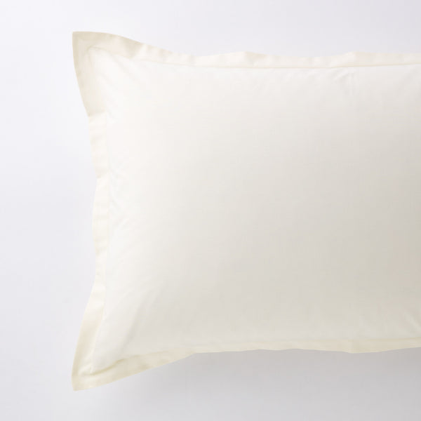 Coppie Federe in Cotone Paint Avorio