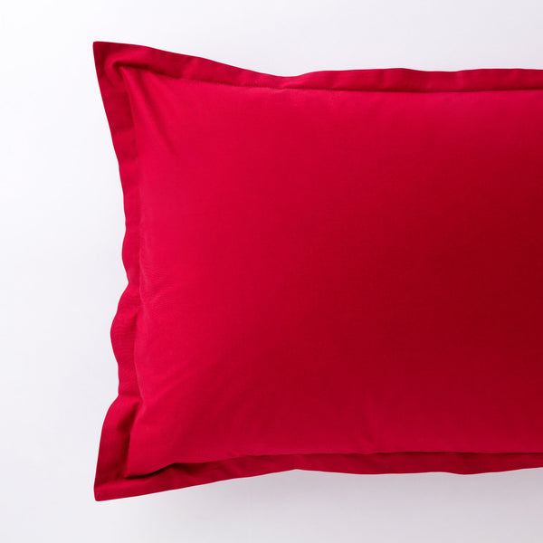 Coppie Federe in Cotone Paint Bordeaux
