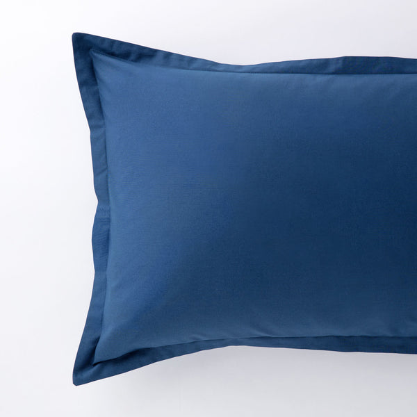 Coppie Federe in Cotone Paint Blue Navy