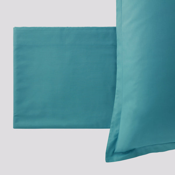 Completo Letto in madapolam Paint Turchese