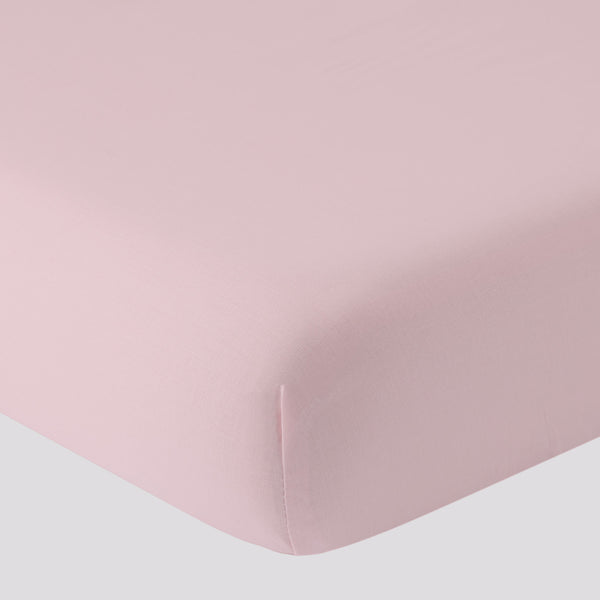 Lenzuola Sotto Con Angoli in Cotone Paint Rosa
