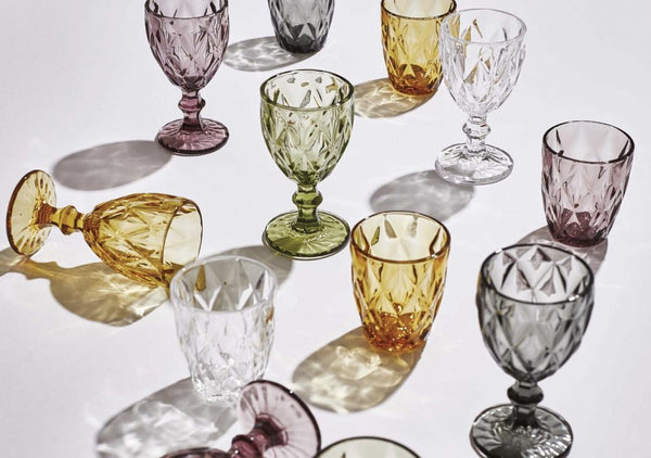 Set 6 Pezzi Bicchieri Murano in pasta di vetro ACQUA