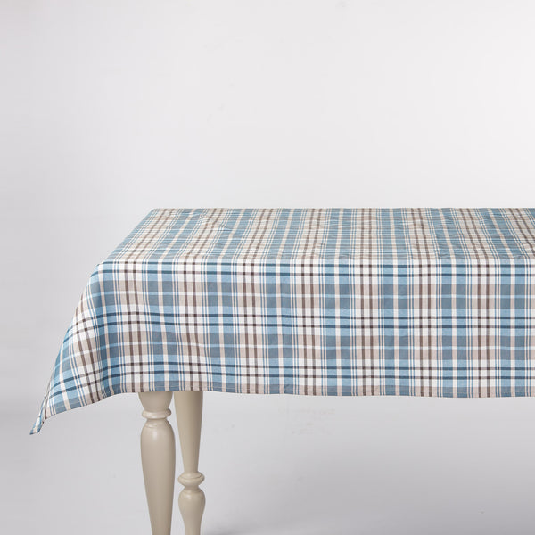 Tovaglia Madras Scozzese Blu